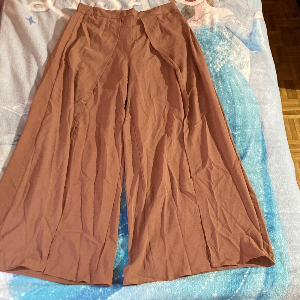 FAVLUX Terracotta wide leg trousers